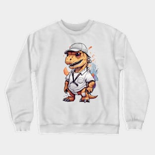 Adventure travel dinosaurs Crewneck Sweatshirt